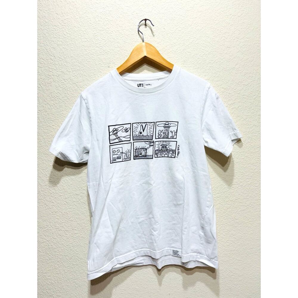 Keith Haring T Shirt Ut Uniqlo Medium White